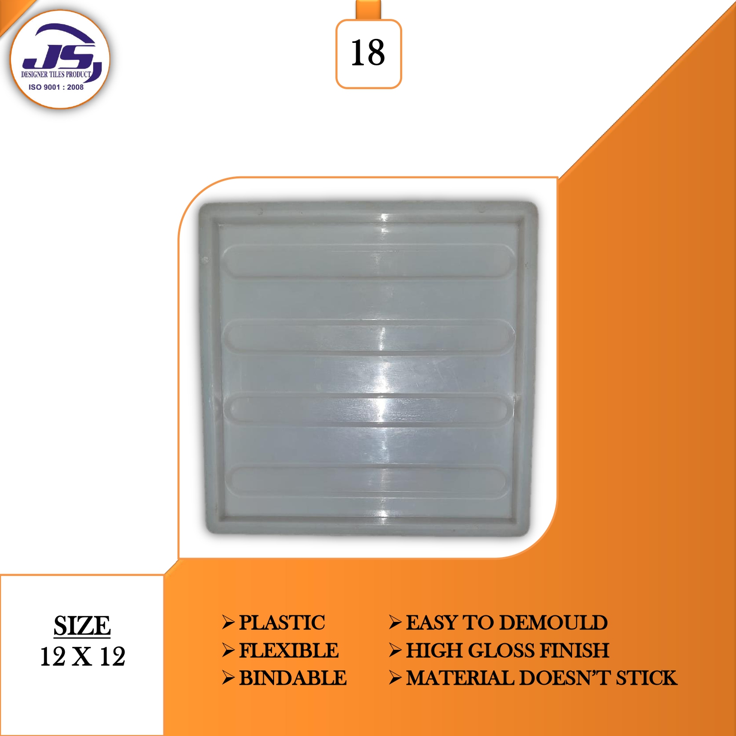 Metro (12x12) Plastic Mould